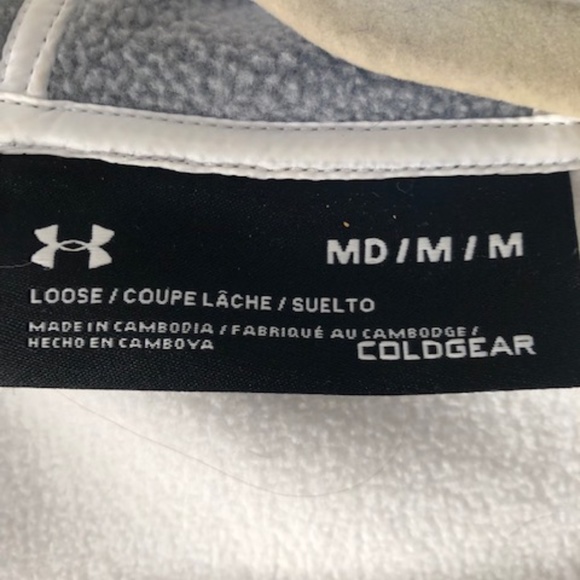 Women’s Under Armour White Soft Shell Jacket - Medium - Picture 5 of 5